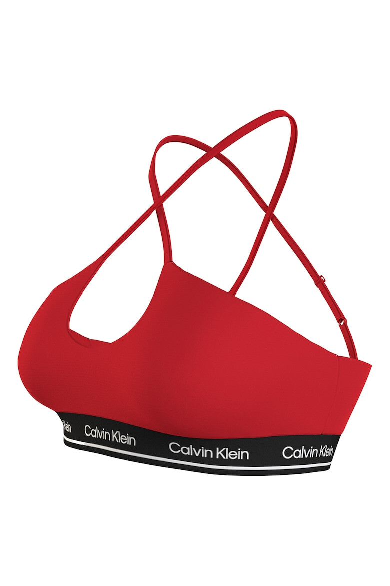 CALVIN KLEIN Sutien de baie cu banda logo - Pled.ro