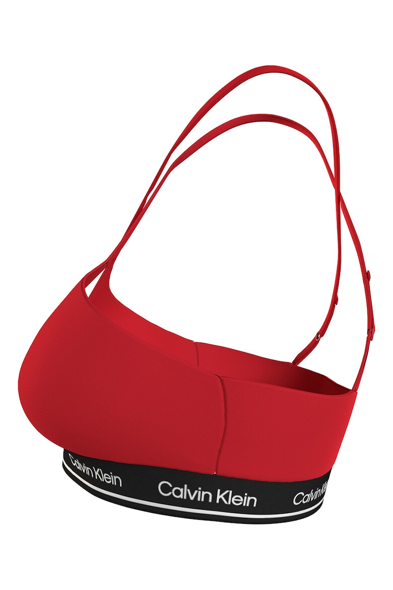 CALVIN KLEIN Sutien de baie cu banda logo - Pled.ro