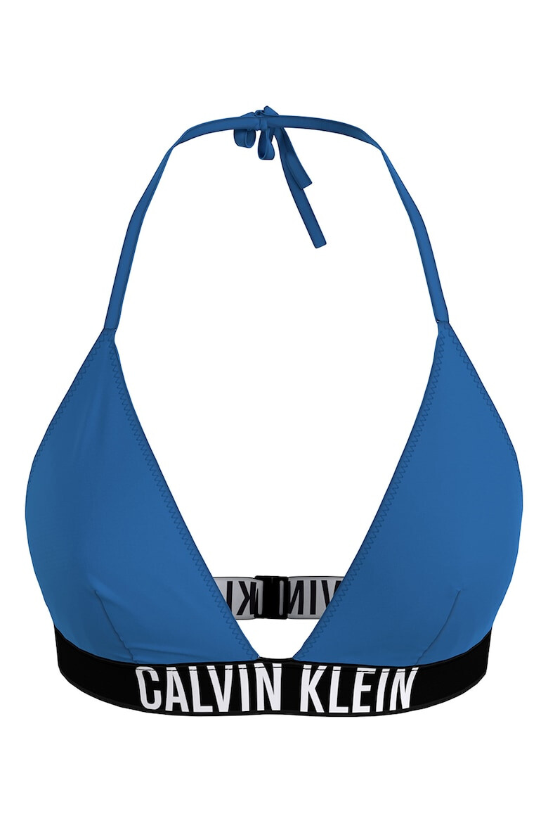 CALVIN KLEIN Sutien de baie cu cupe triunghiulare si banda logo - Pled.ro