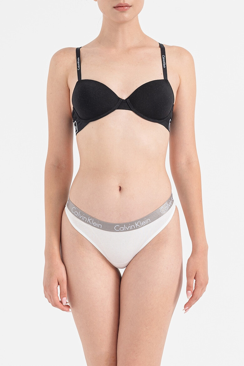 CALVIN KLEIN Sutien din amestec de bumbac cu logo - Pled.ro