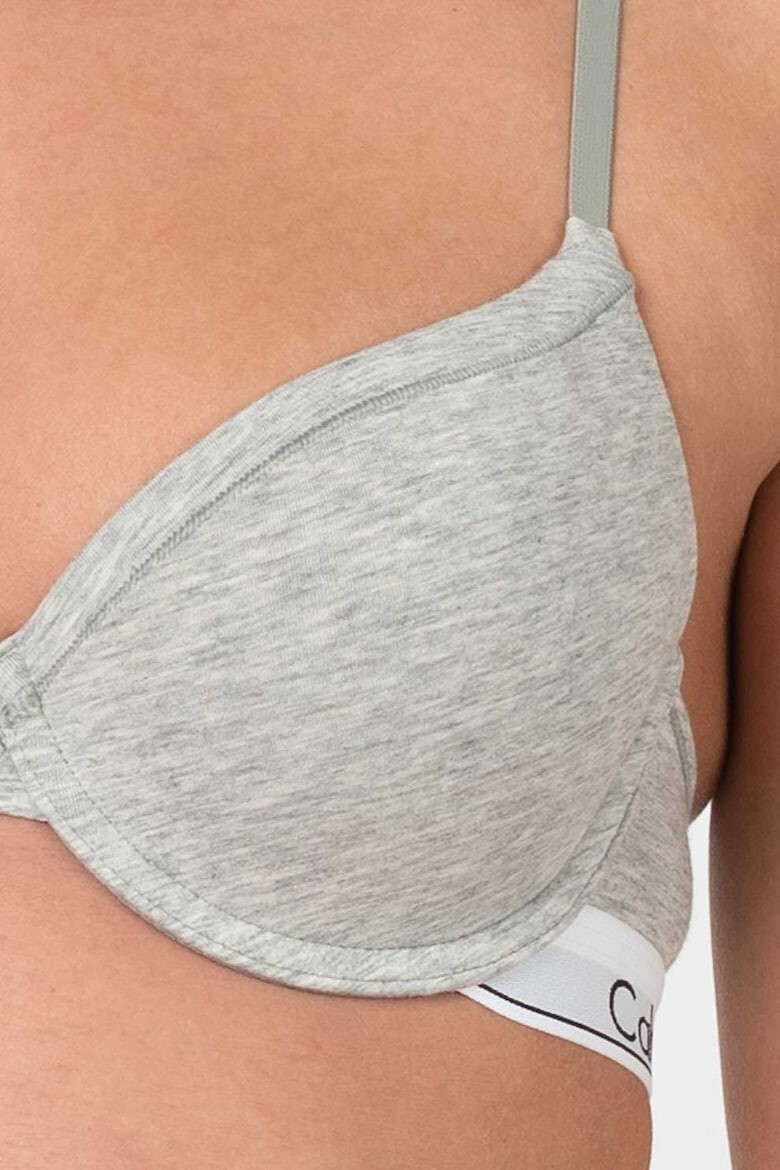 CALVIN KLEIN Sutien din amestec de modal cu banda logo - Pled.ro