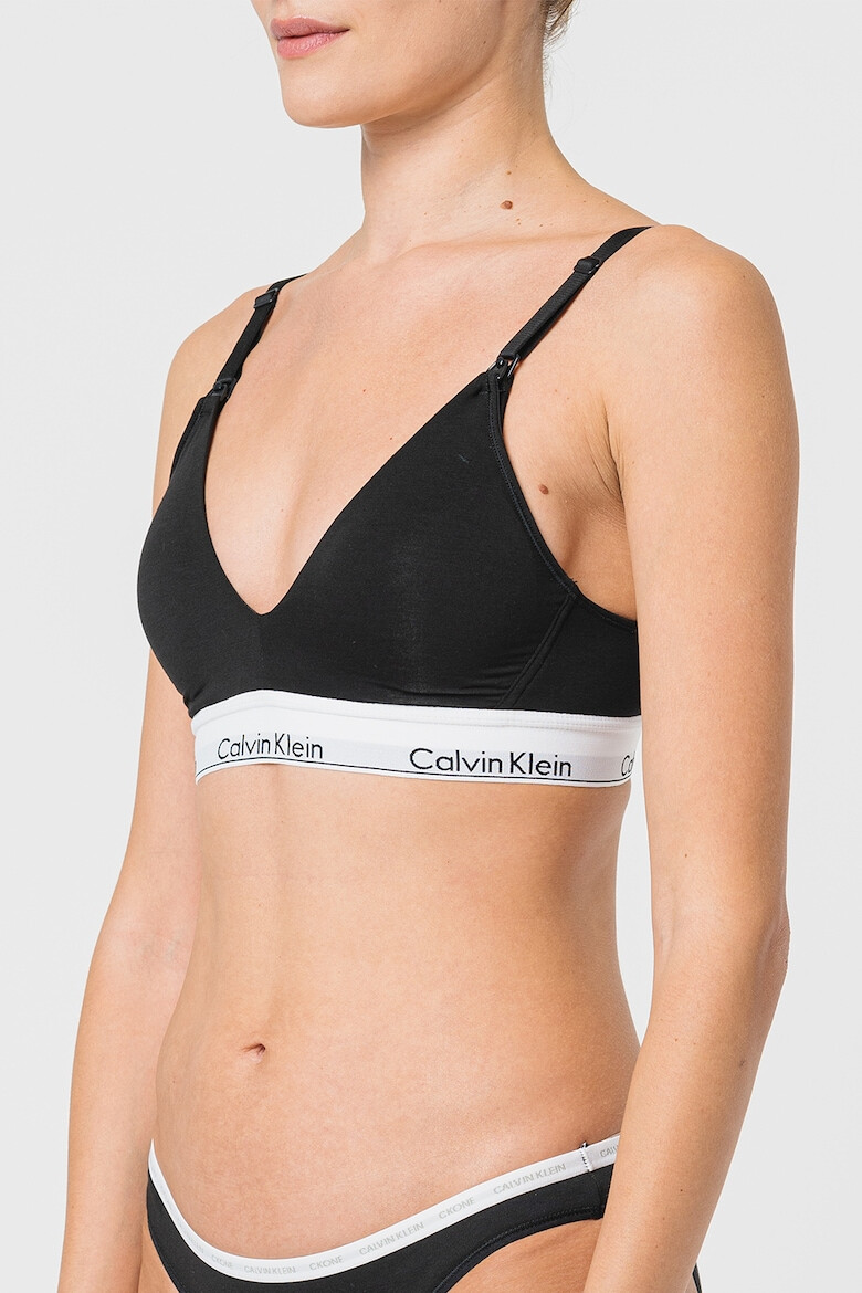 CALVIN KLEIN Sutien din amestec de modal cu banda logo pentru gravide - Pled.ro