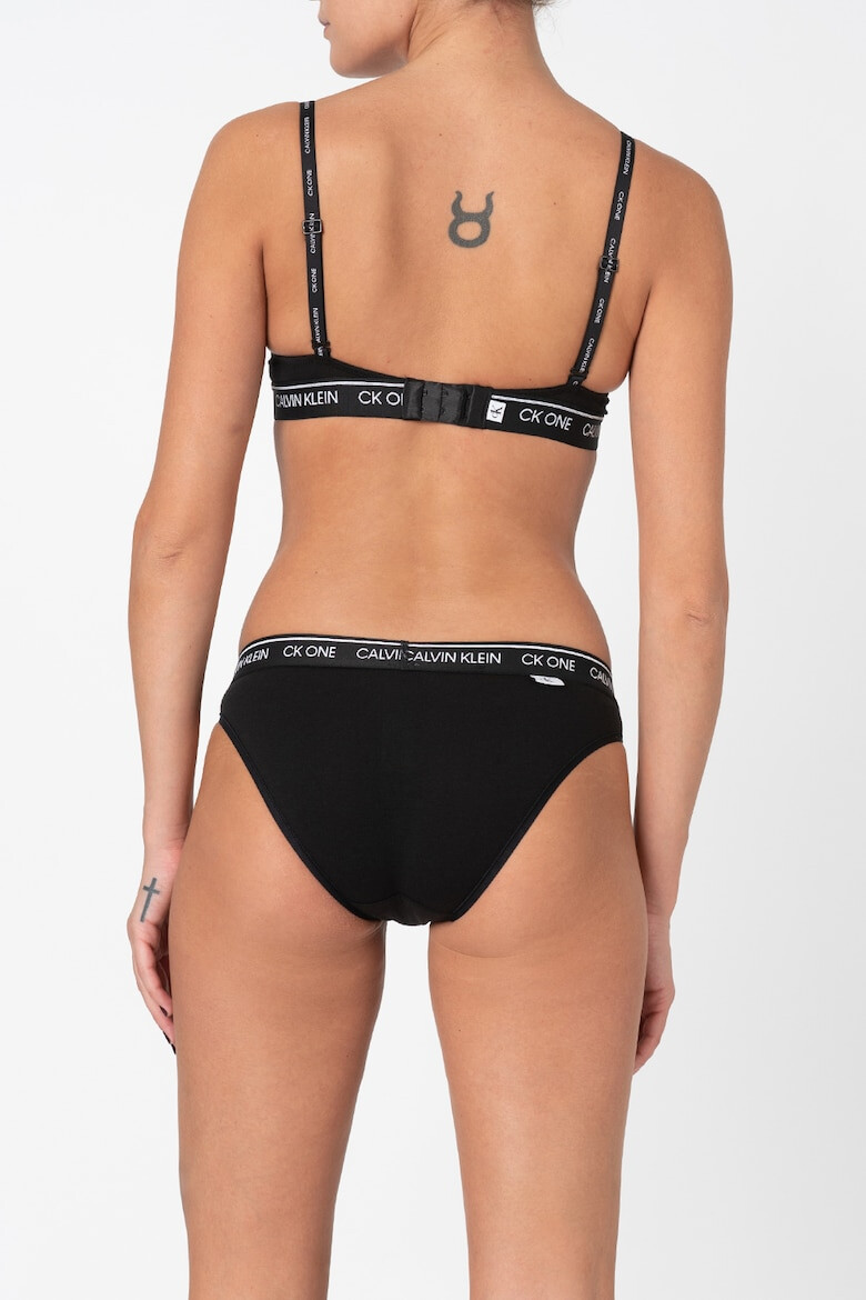 CALVIN KLEIN Sutien din amestec de modal cu logo - Pled.ro