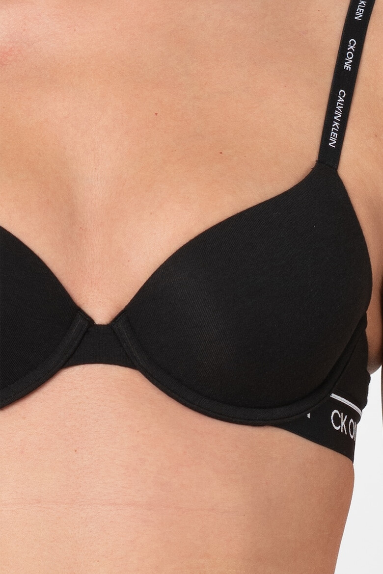 CALVIN KLEIN Sutien din amestec de modal cu logo - Pled.ro