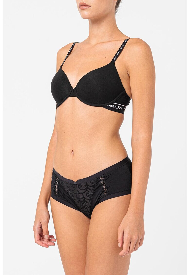 CALVIN KLEIN Sutien din amestec de modal cu logo - Pled.ro