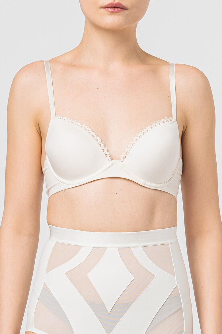 CALVIN KLEIN Sutien push-up cu garnituri de dantela - Pled.ro