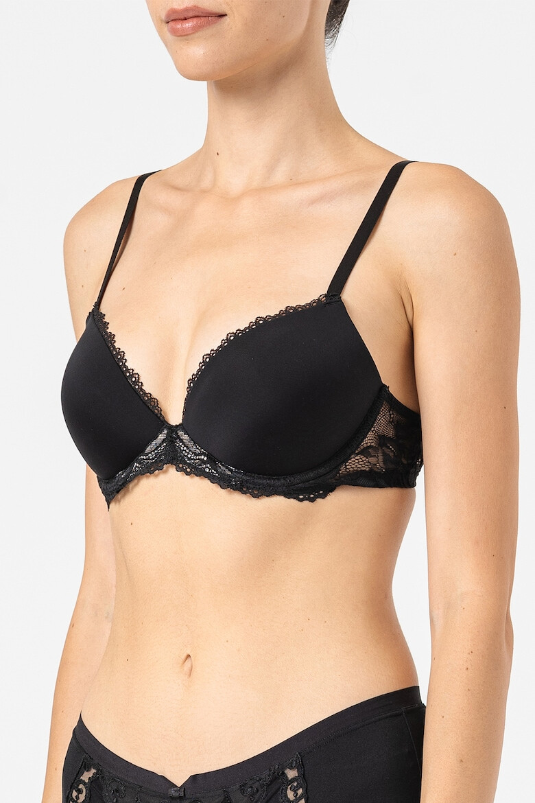 CALVIN KLEIN Sutien push-up cu garnituri din dantela - Pled.ro