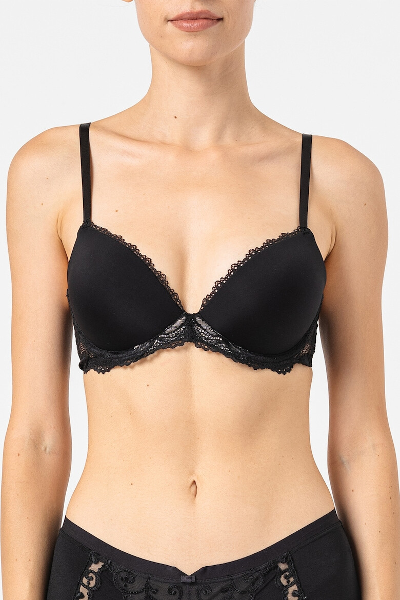 CALVIN KLEIN Sutien push-up cu garnituri din dantela - Pled.ro