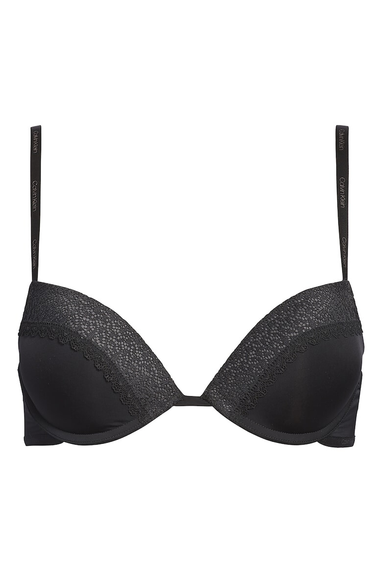 CALVIN KLEIN Sutien push-up cu insertii de dantela - Pled.ro