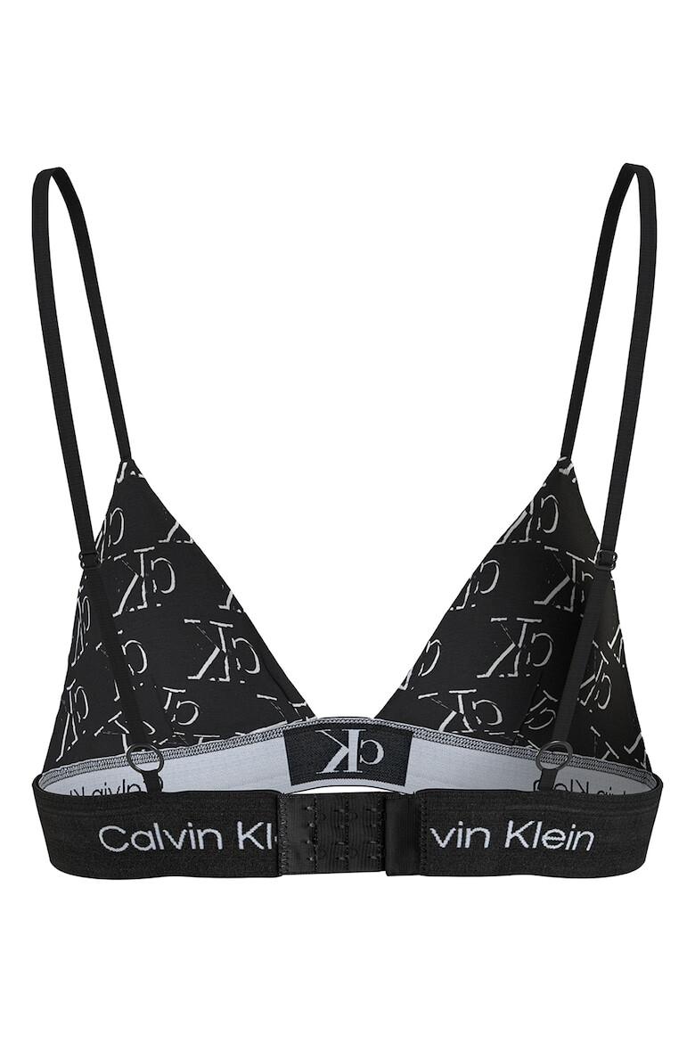 CALVIN KLEIN Sutien triunghiular cu banda logo - Pled.ro