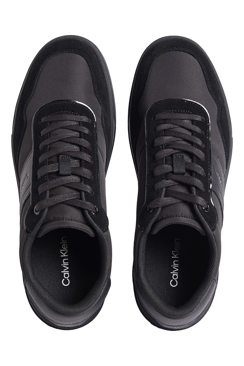 CALVIN KLEIN Pantofi sport low-cut cu detalii de piele intoarsa - Pled.ro