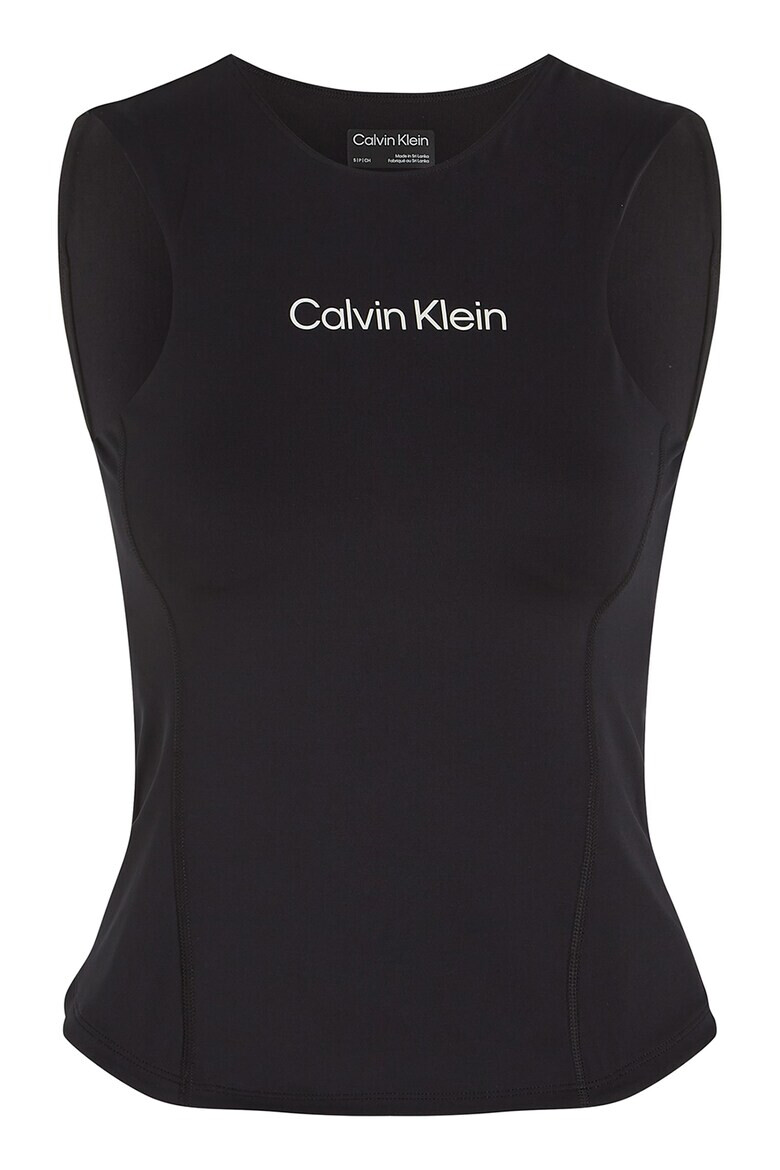 CALVIN KLEIN Top cu imprimeu logo pentru fitness - Pled.ro