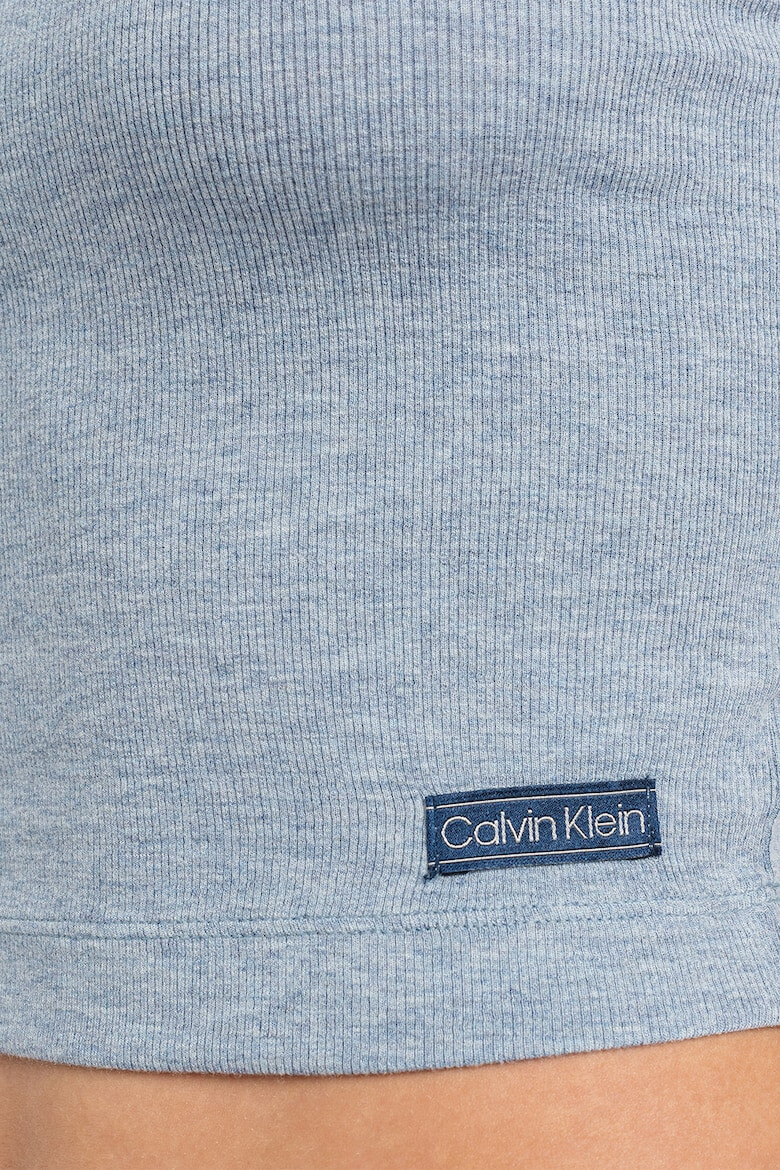 CALVIN KLEIN Top striat de casa din amestec de modal - Pled.ro