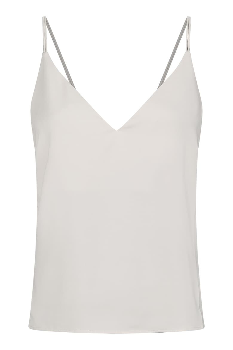 CALVIN KLEIN Top vaporos slim fit cu decolteu in V - Pled.ro