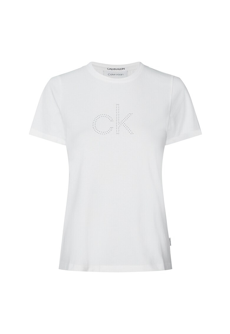 CALVIN KLEIN Tricou cu aplicatie logo de strasuri - Pled.ro