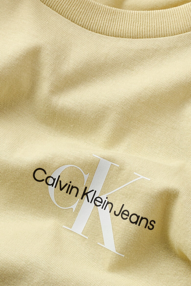 CALVIN KLEIN Tricou cu decolteu la baza gatului - Pled.ro