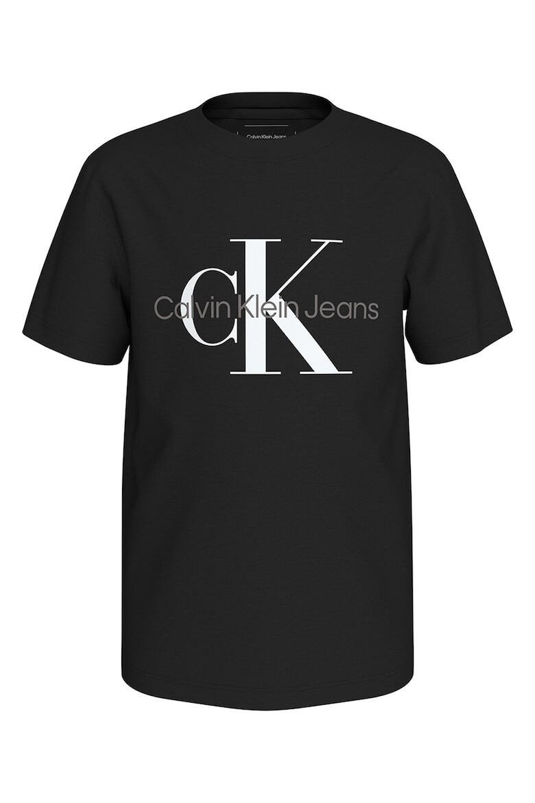 CALVIN KLEIN Tricou cu decolteu la baza gatului si imprimeu logo - Pled.ro