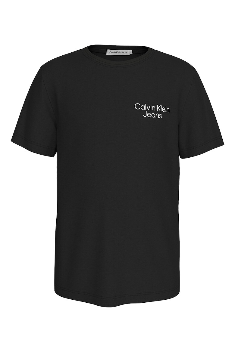 CALVIN KLEIN Tricou cu decolteu la baza gatului si logo - Pled.ro