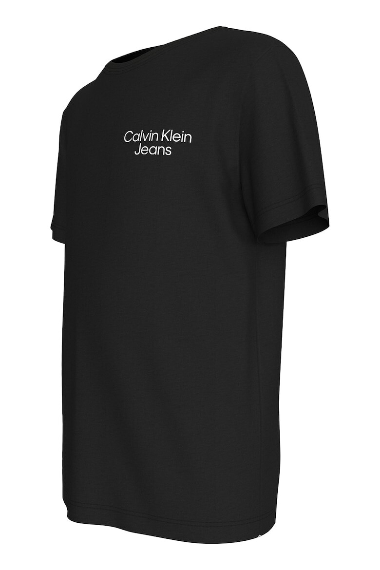 CALVIN KLEIN Tricou cu decolteu la baza gatului si logo - Pled.ro