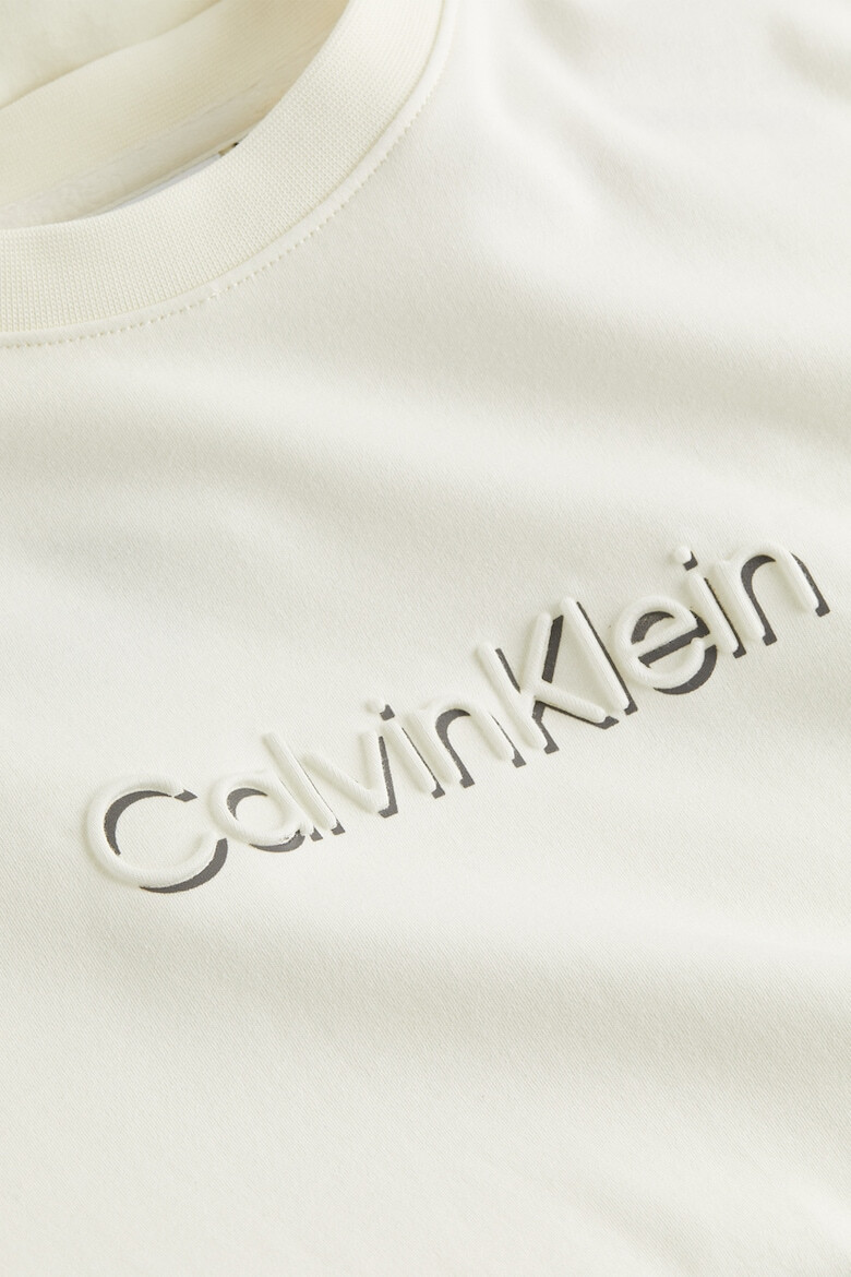 CALVIN KLEIN Tricou cu logo in relief - Pled.ro