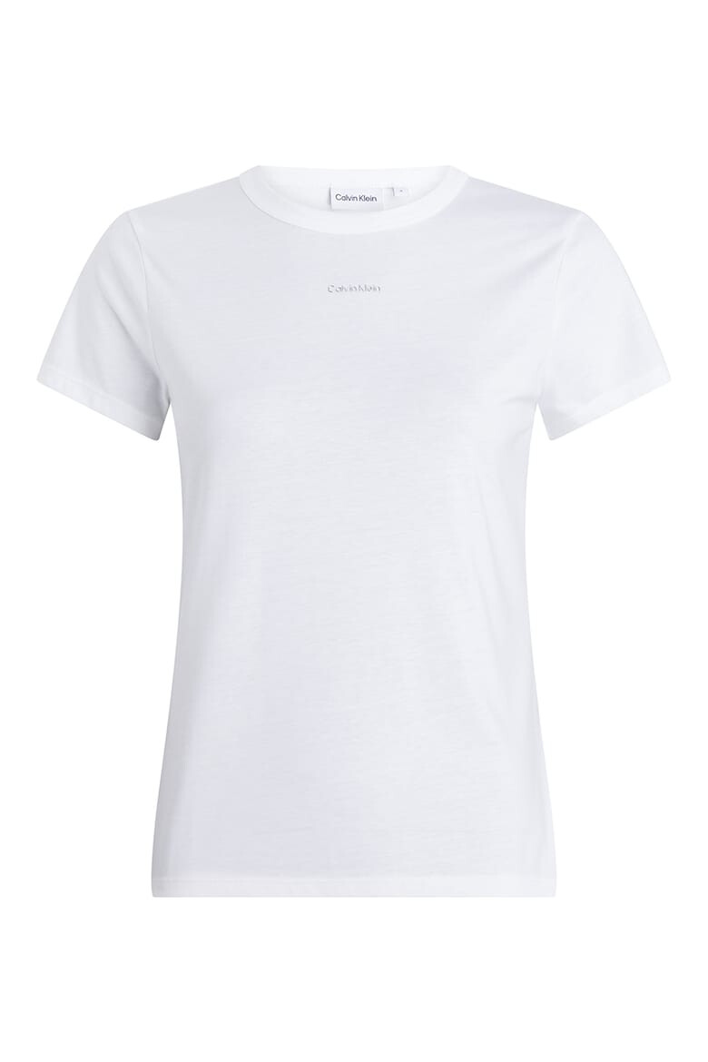 CALVIN KLEIN Tricou de bumbac organic cu detaliu logo - Pled.ro