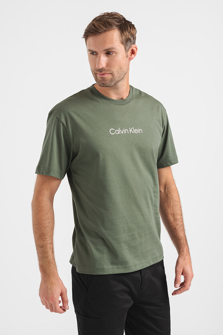 CALVIN KLEIN Tricou de bumbac organic cu imprimeu logo - Pled.ro