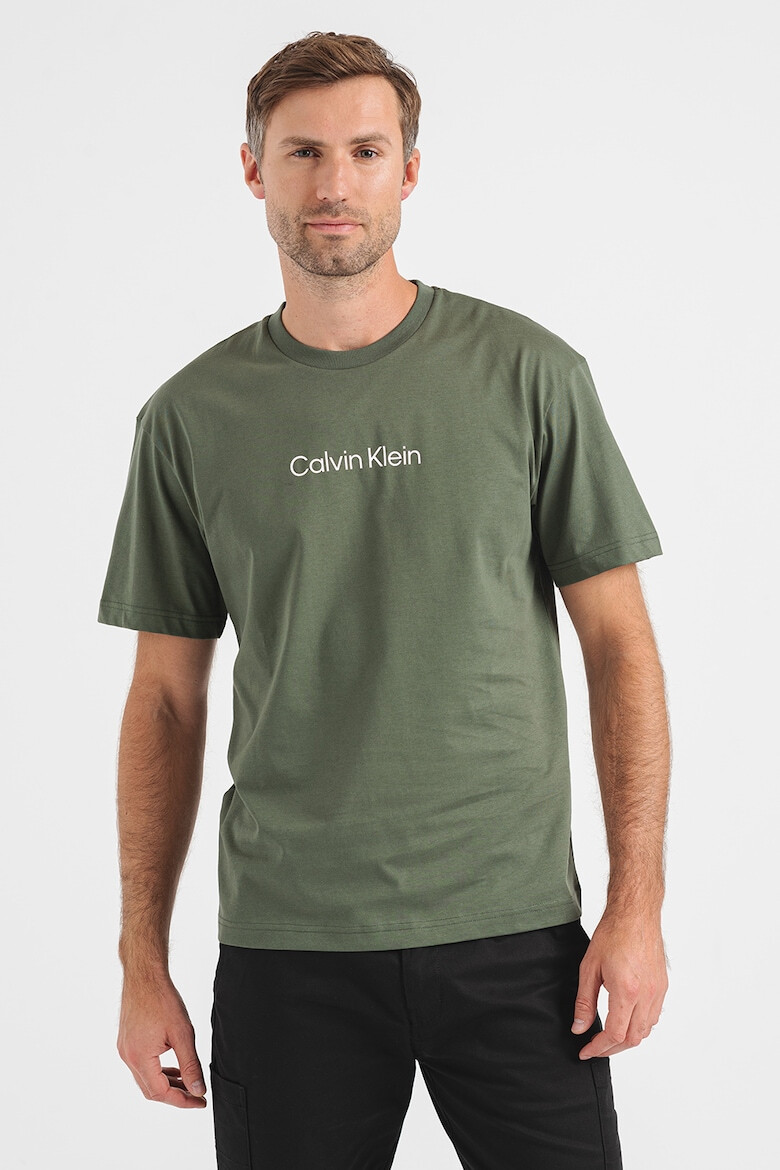 CALVIN KLEIN Tricou de bumbac organic cu imprimeu logo - Pled.ro