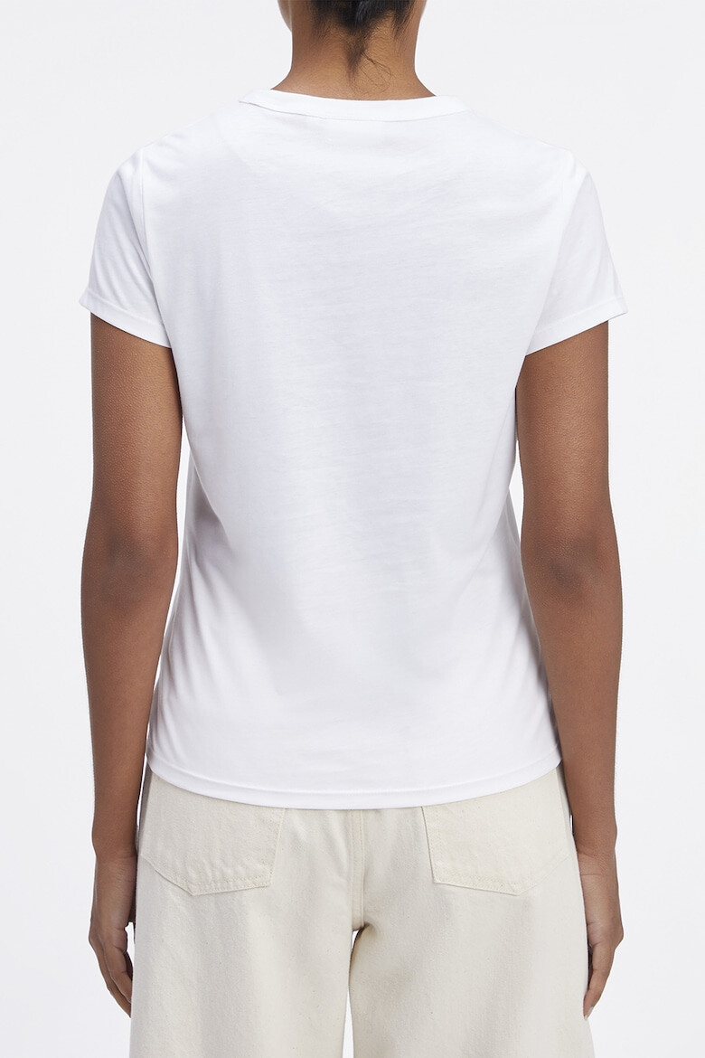 CALVIN KLEIN Tricou de bumbac organic cu detaliu logo - Pled.ro