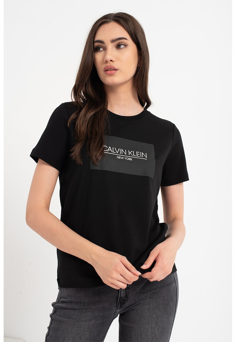 CALVIN KLEIN Tricou de bumbac organic cu logo - Pled.ro