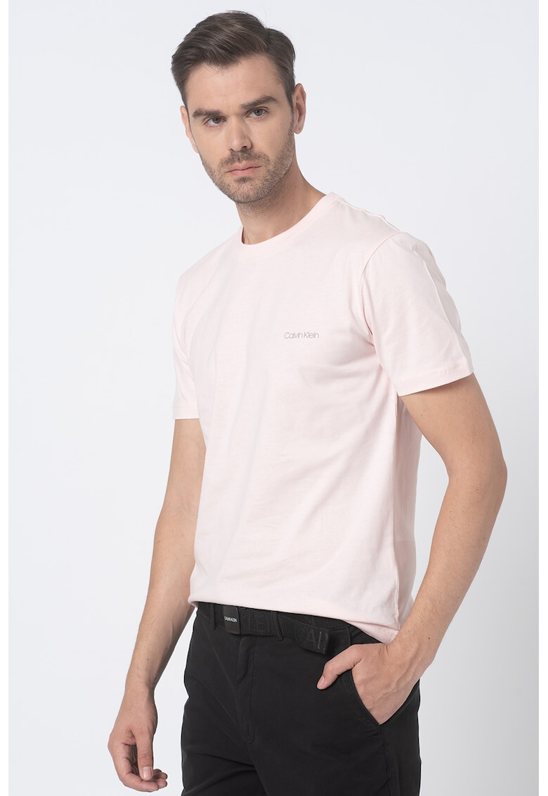 CALVIN KLEIN Tricou de bumbac organic cu imprimeu logo - Pled.ro