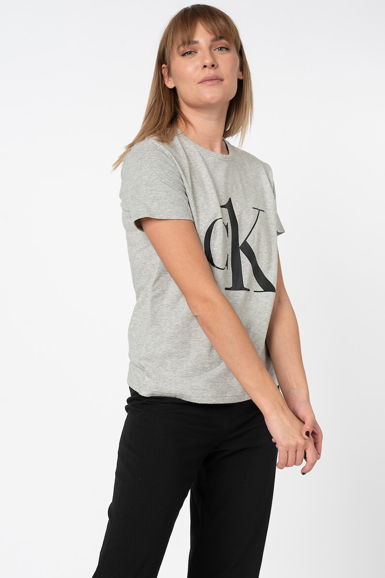 CALVIN KLEIN Tricou de casa regular fit cu imprimeu logo supradimensionat - Pled.ro