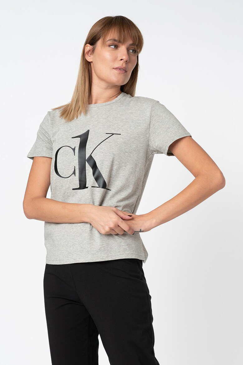 CALVIN KLEIN Tricou de casa regular fit cu imprimeu logo supradimensionat - Pled.ro