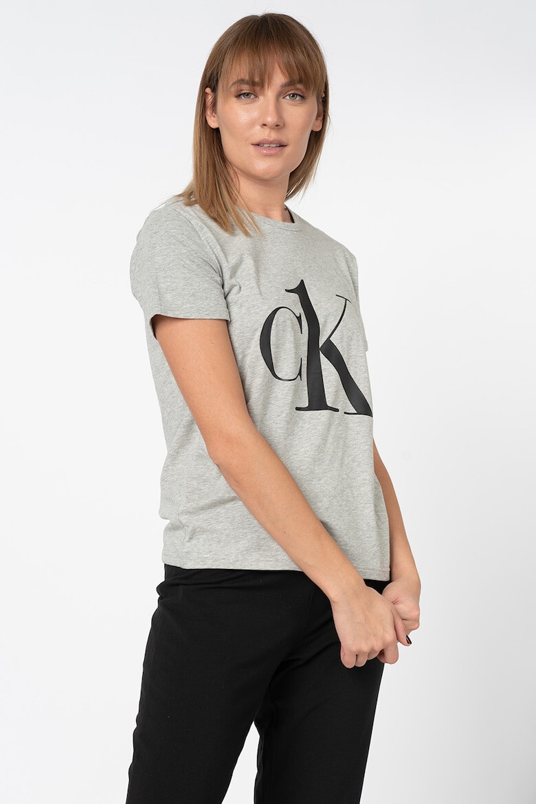 CALVIN KLEIN Tricou de casa regular fit cu imprimeu logo supradimensionat - Pled.ro