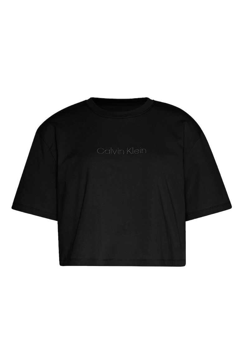 CALVIN KLEIN Tricou de pijama crop supradimensionat - Pled.ro