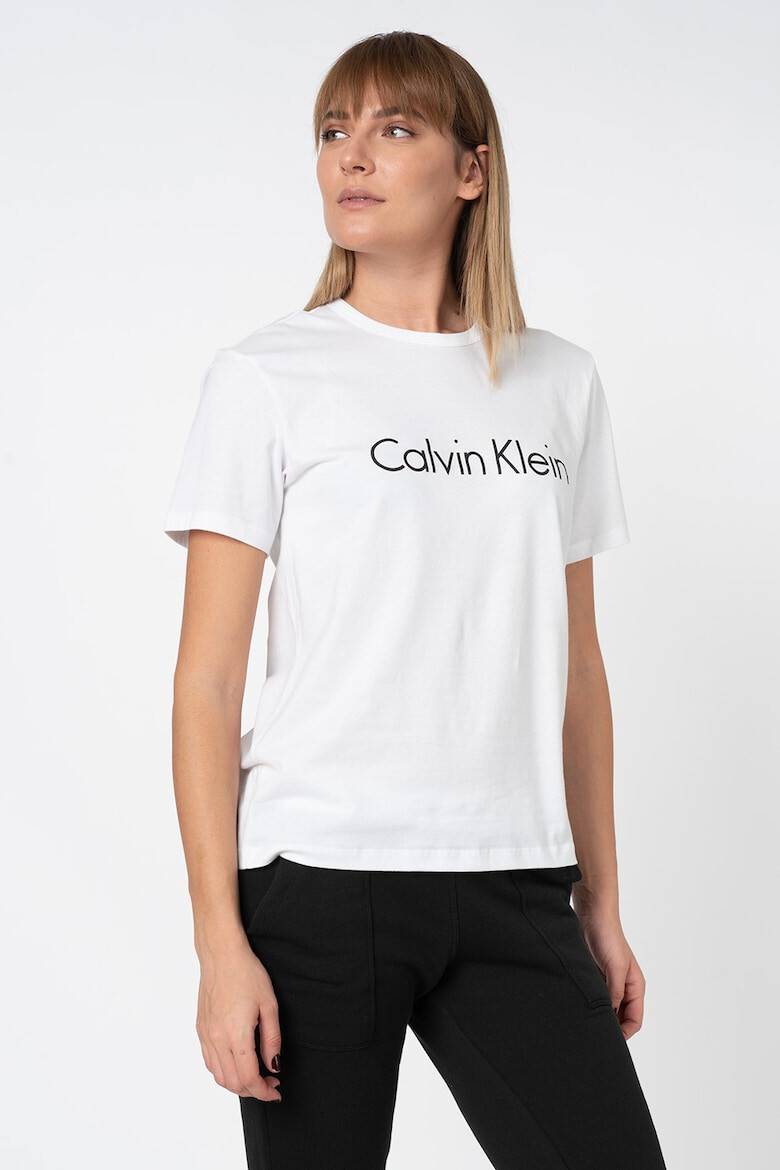 CALVIN KLEIN Tricou de pijama din bumbac cu imprimeu logo - Pled.ro