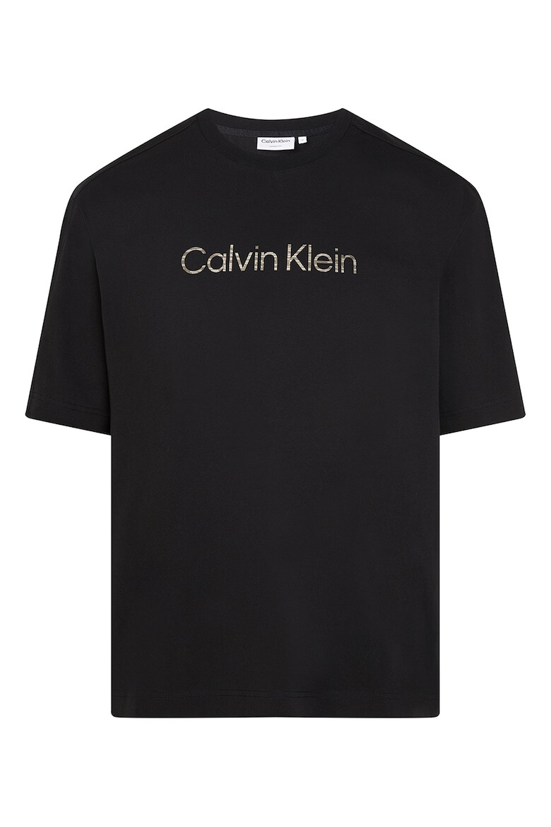 CALVIN KLEIN Tricou din amestec de bumbac organic cu logo - Pled.ro