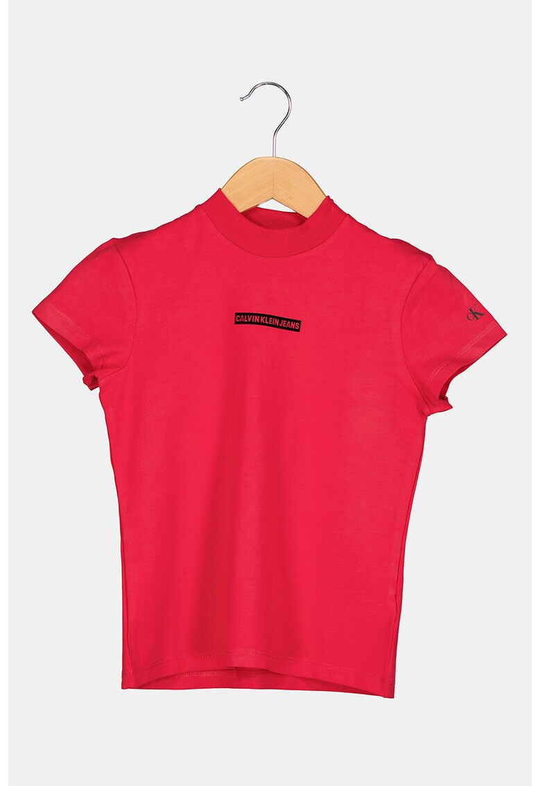 CALVIN KLEIN Tricou din amestec de bumbac organic cu logo - Pled.ro