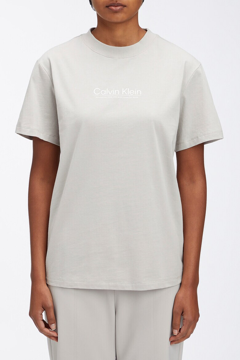 CALVIN KLEIN Tricou din bumbac cu logo pe piept - Pled.ro