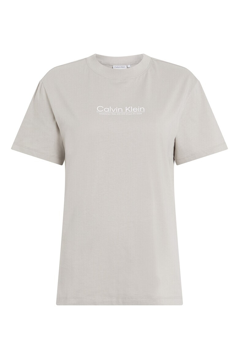 CALVIN KLEIN Tricou din bumbac cu logo pe piept - Pled.ro