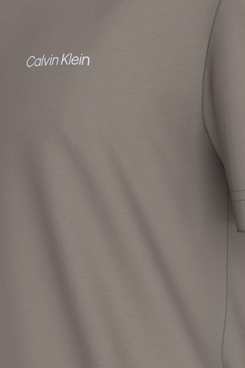 CALVIN KLEIN Tricou din bumbac cu decolteu la baza gatului - Pled.ro