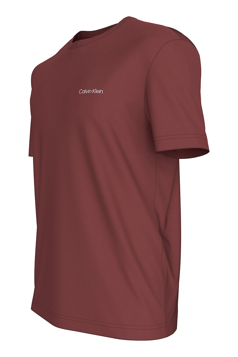 CALVIN KLEIN Tricou din bumbac cu decolteu la baza gatului - Pled.ro