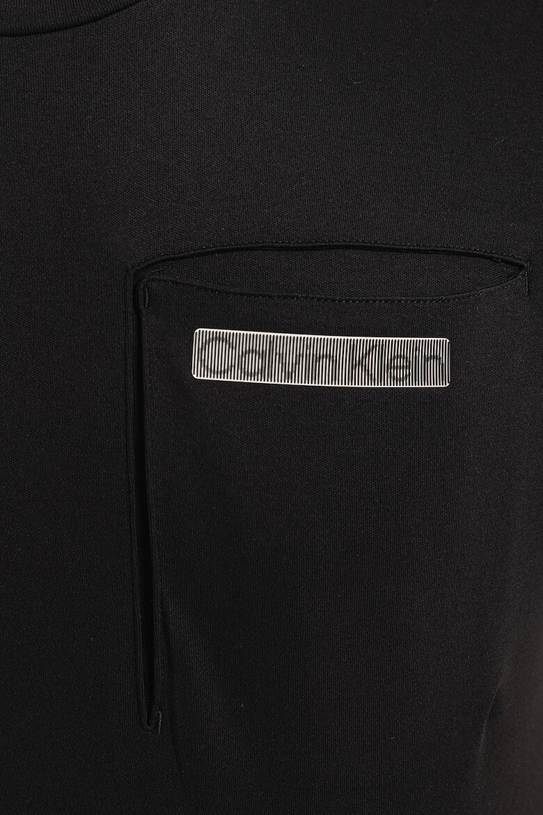 CALVIN KLEIN Tricou din bumbac organic cu buzunar pe piept - Pled.ro