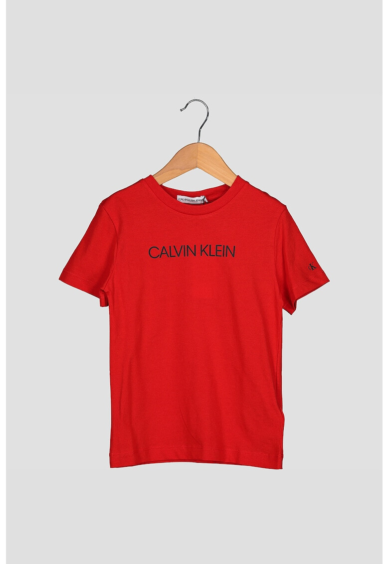 CALVIN KLEIN Tricou din bumbac organic cu imprimeu logo - Pled.ro