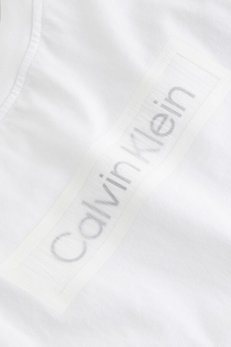 CALVIN KLEIN Tricou din bumbac organic cu logo pe piept - Pled.ro