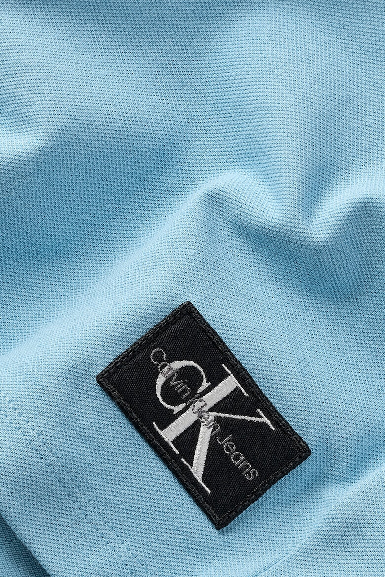 CALVIN KLEIN Tricou lejer cu decolteu la baza gatului - Pled.ro