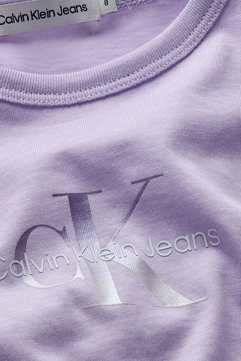 CALVIN KLEIN Tricou lejer cu terminatie elastica - Pled.ro