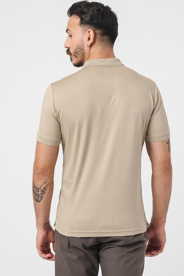 CALVIN KLEIN Tricou polo slim fit de bumbac organic - Pled.ro