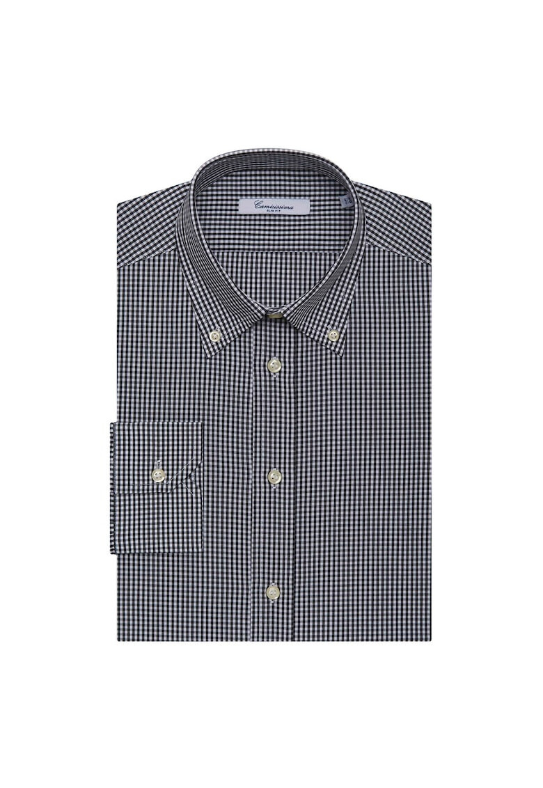 CAMICISSIMA Camasa slim fit de bumbac cu model gingham - Pled.ro