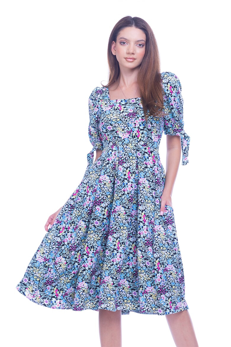 CAMISSI Rochie cu model floral si buzunare laterale - Pled.ro