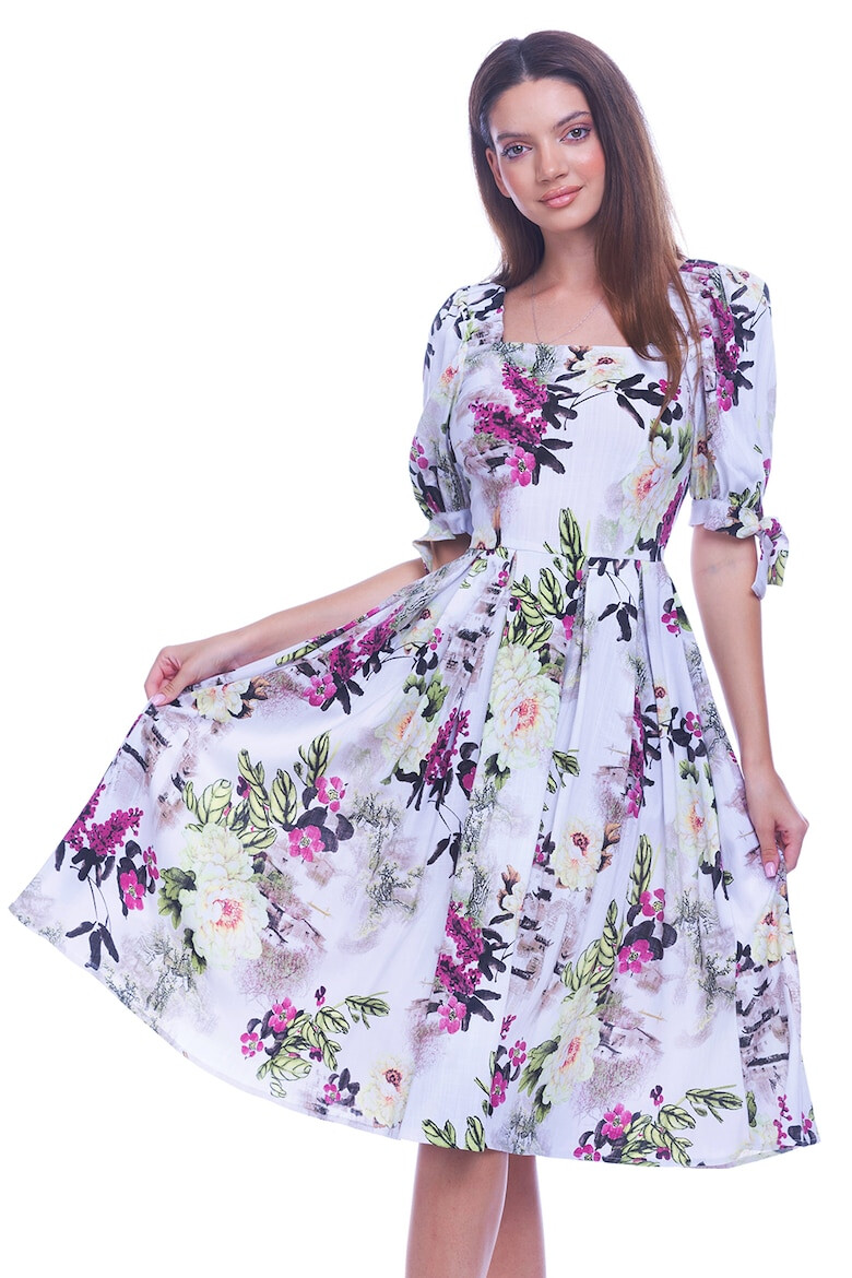 CAMISSI Rochie cu model floral si buzunare laterale - Pled.ro